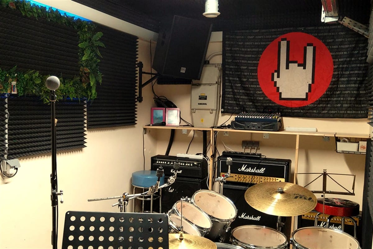 Oldschool Analog Proberaum im Musikbunker Frankfurt