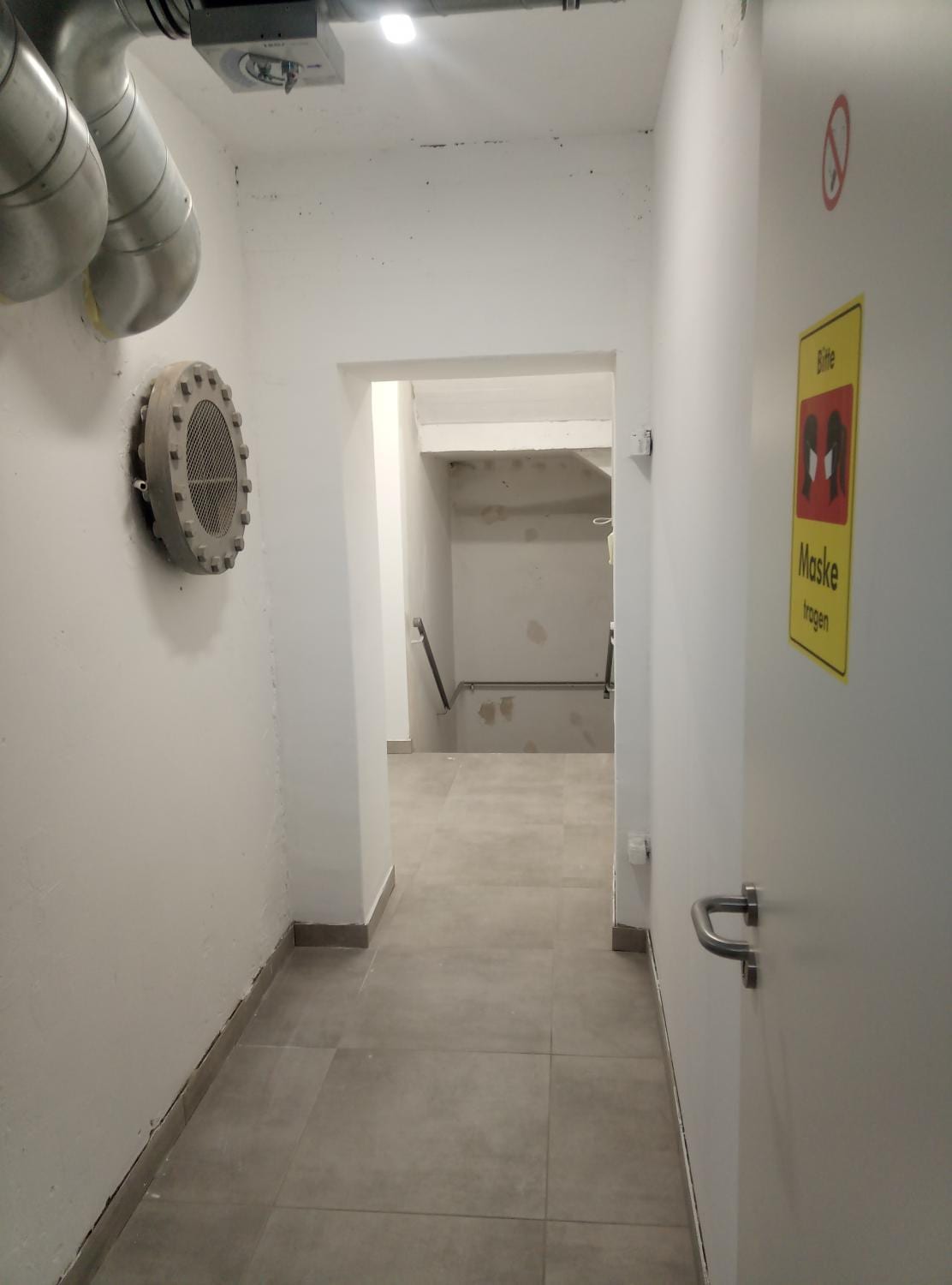 Historische Aufnahme des Bunkers oder Umbaus 10 im Musikbunker Frankfurt Römerstadt