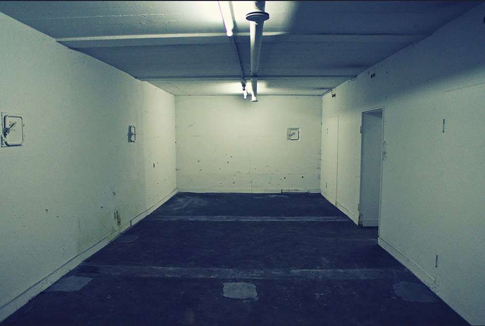 Historische Aufnahme des Bunkers oder Umbaus 1 im Musikbunker Frankfurt Römerstadt