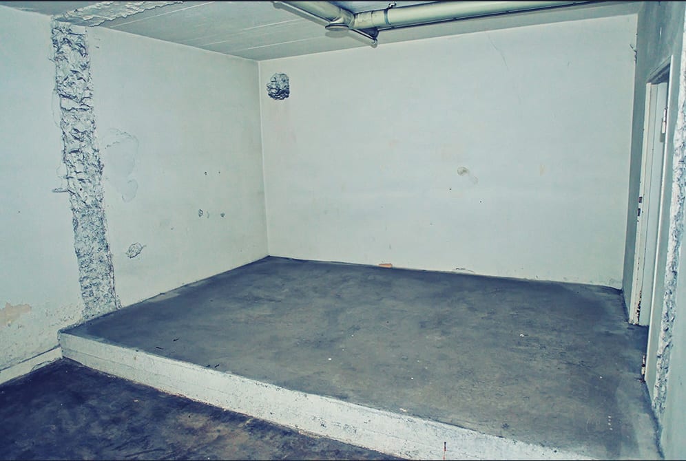 Historische Aufnahme des Bunkers oder Umbaus 2 im Musikbunker Frankfurt Römerstadt