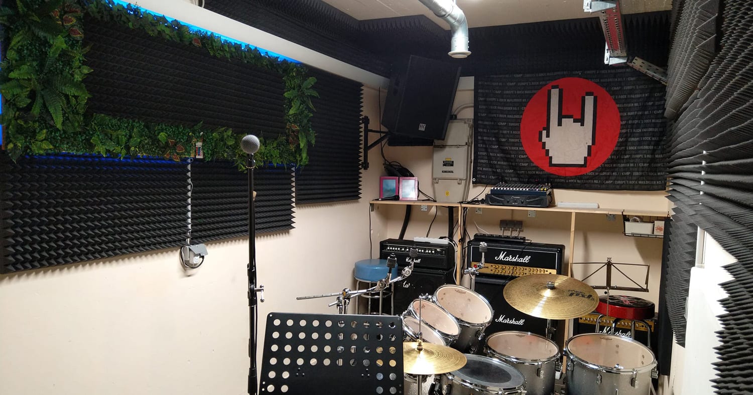 Oldschool-Proberaum im Musikbunker Frankfurt