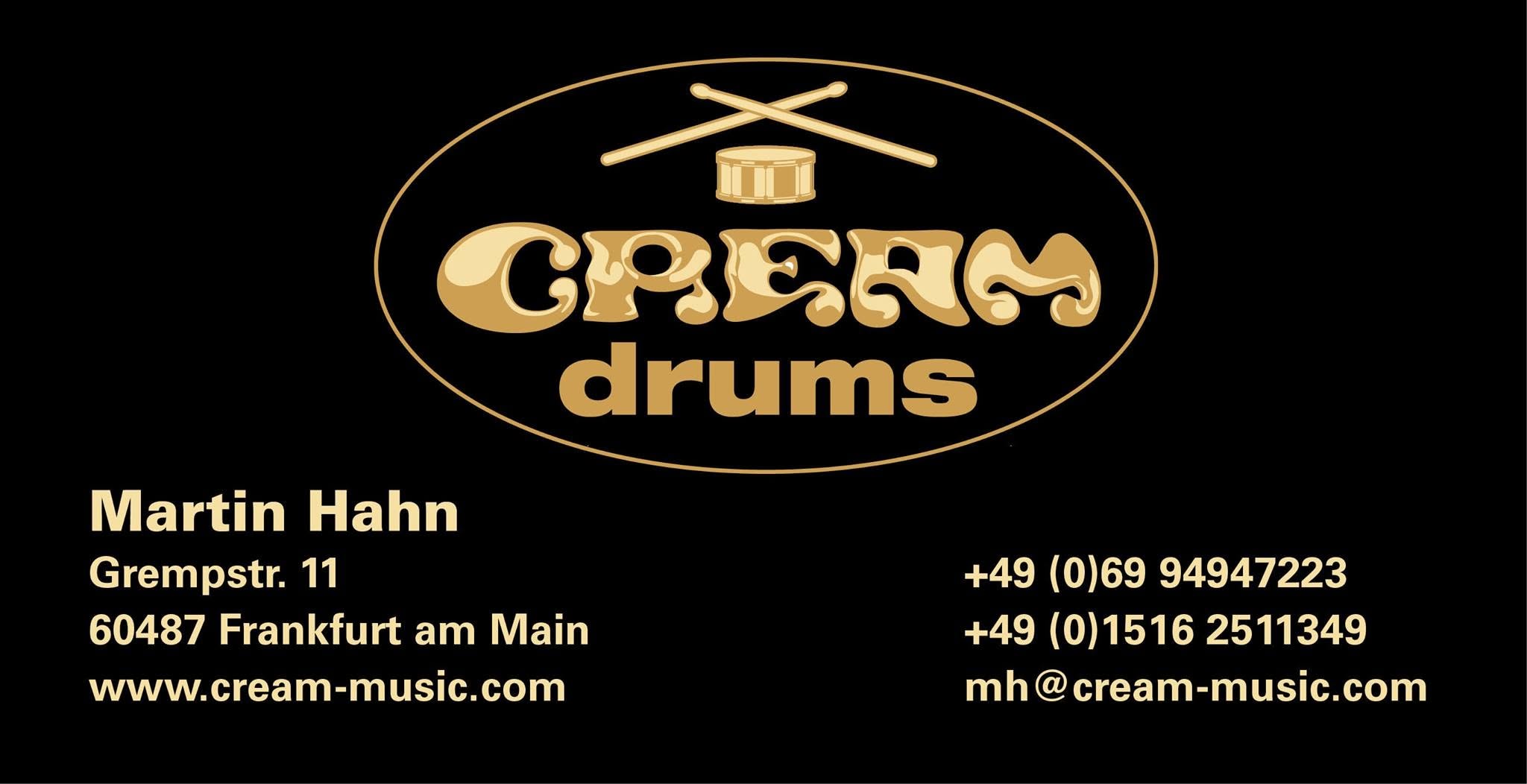 Cream Drums Frankfurt – Martin Hahn, Grempstraße 11