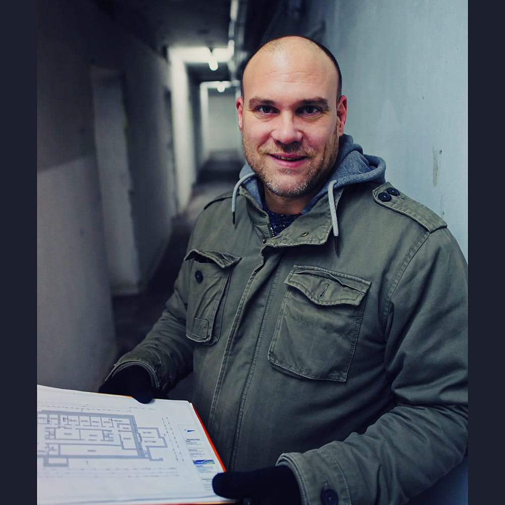 Dokumentierte Bunker- und Umbauaufnahme 8 aus Frankfurt Römerstadt