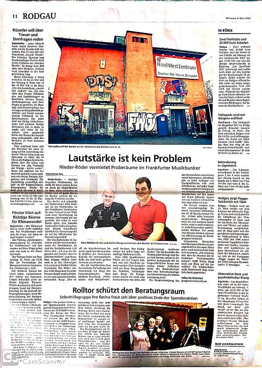 Offenbach Post vom 04.03.2020 – News-Grafik aus dem Musikbunker-Archiv