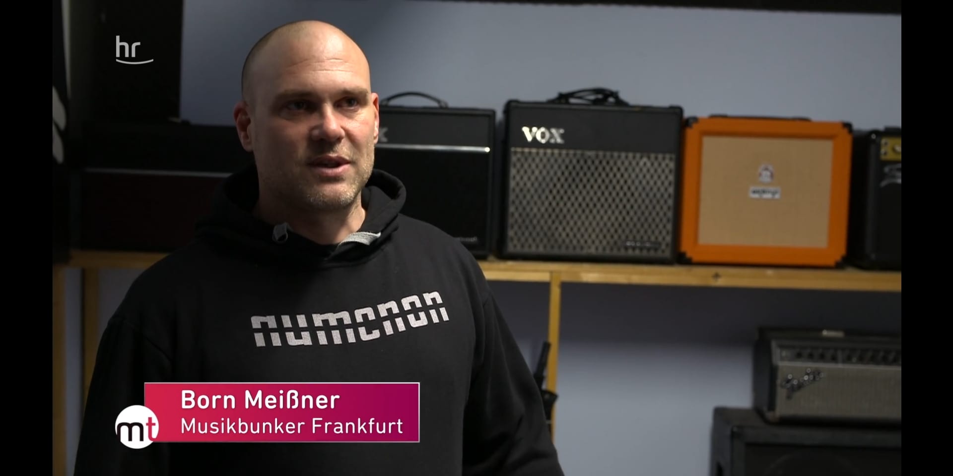 Hessischer Rundfunk Maintower vom 8.4.2022 – News-Grafik aus dem Musikbunker-Archiv