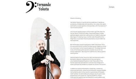 E-Bass-Lehrer Fernando Yokota – News-Grafik aus dem Musikbunker-Archiv