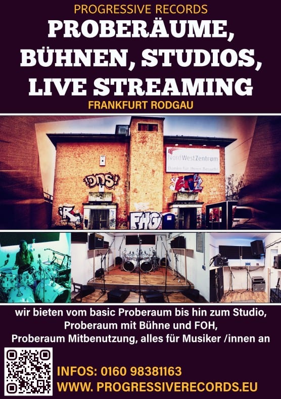 20 freie Proberaumplätze – News-Grafik aus dem Musikbunker-Archiv